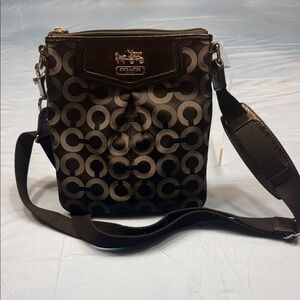 Coach Black Signature Crossbody Bag